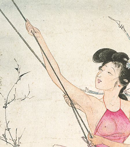 襄垣-胡也佛的仕女画和最知名的金瓶梅秘戏图